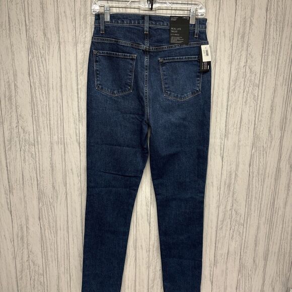 Womens Size 27 J Brand Real Life Rigid Slim Straight Jeans NWT - Picture 5 of 6